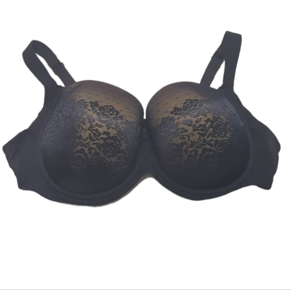 Soma Other - SOMA Women's‎ Bra Stunning Support Full Coverage Black Nude Lace Bra Size 42DD